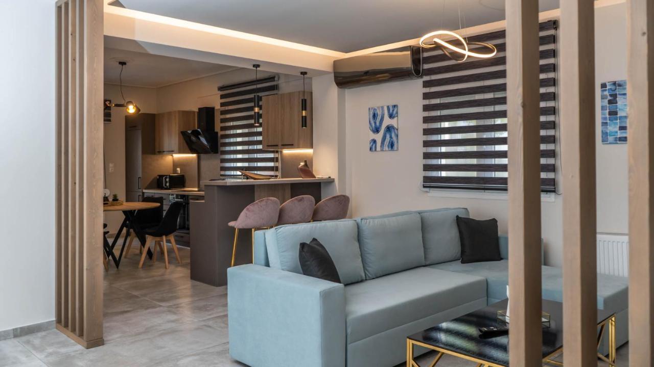 Mythic Meteora Apartment กาลัมปากา ภายนอก รูปภาพ